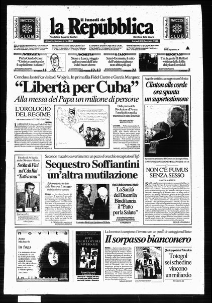 Il lunedì de La repubblica